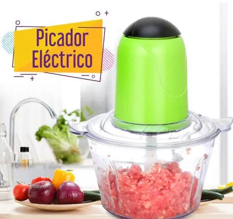 Picador Eléctrico Multifuncional De Verduras Y Carnes